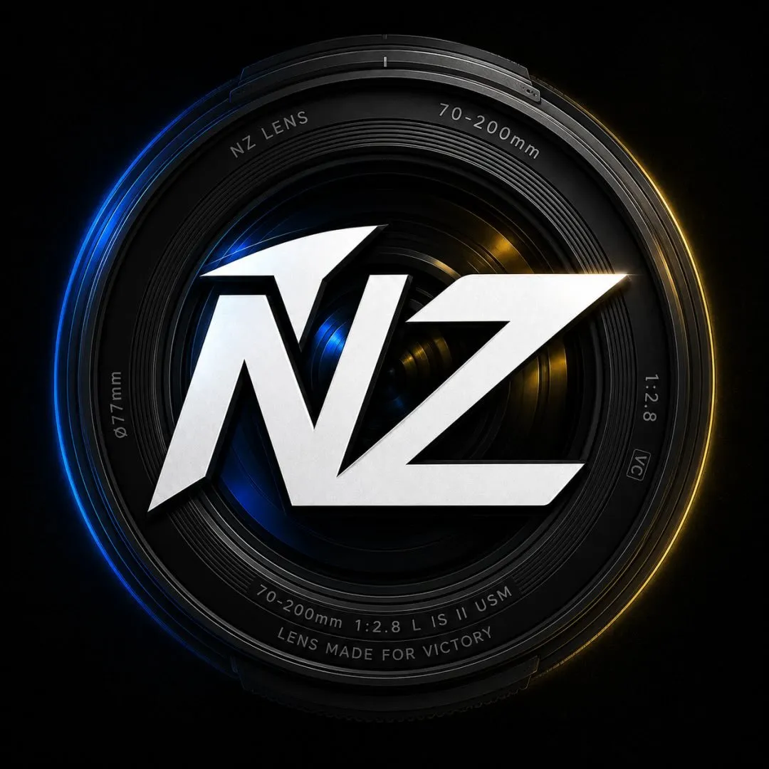 Elemento di identità visiva NZ dedicato al progetto fotografico.