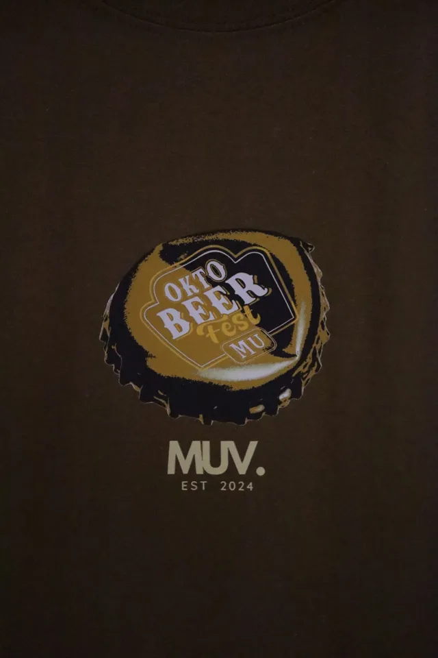 Il dettaglio del marchio OktoBeerFest MU e MUV.